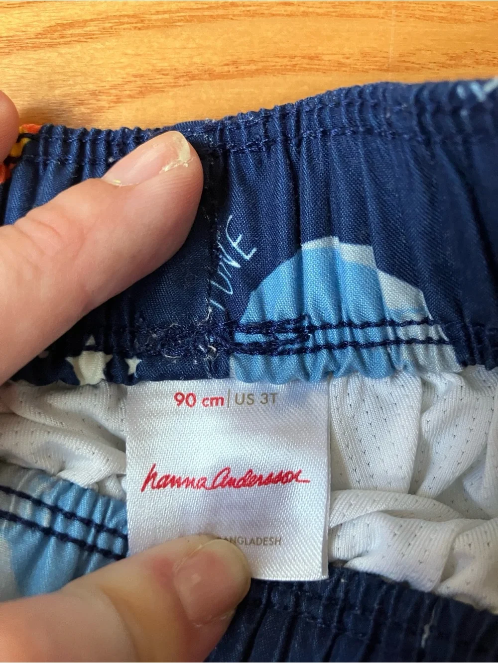 Hanna Andersson 3T swim trunks